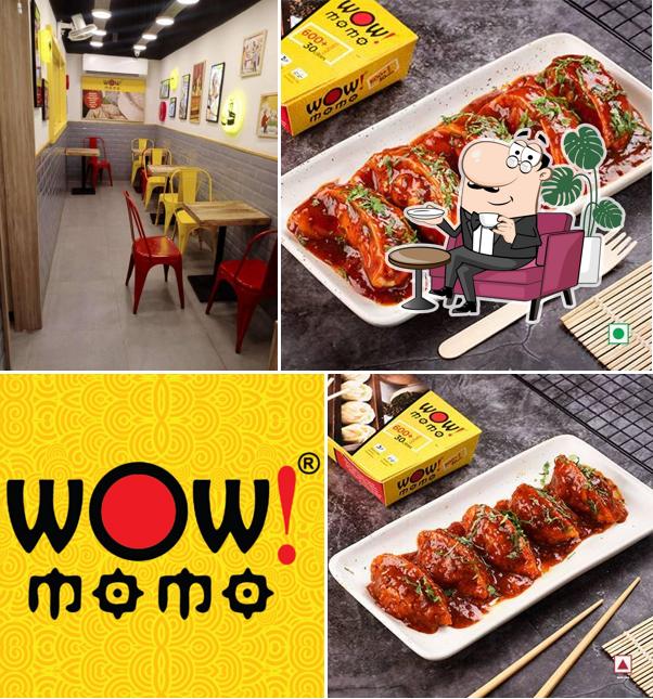 The interior of Wow! Momo