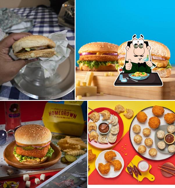 Food at Burger Singh