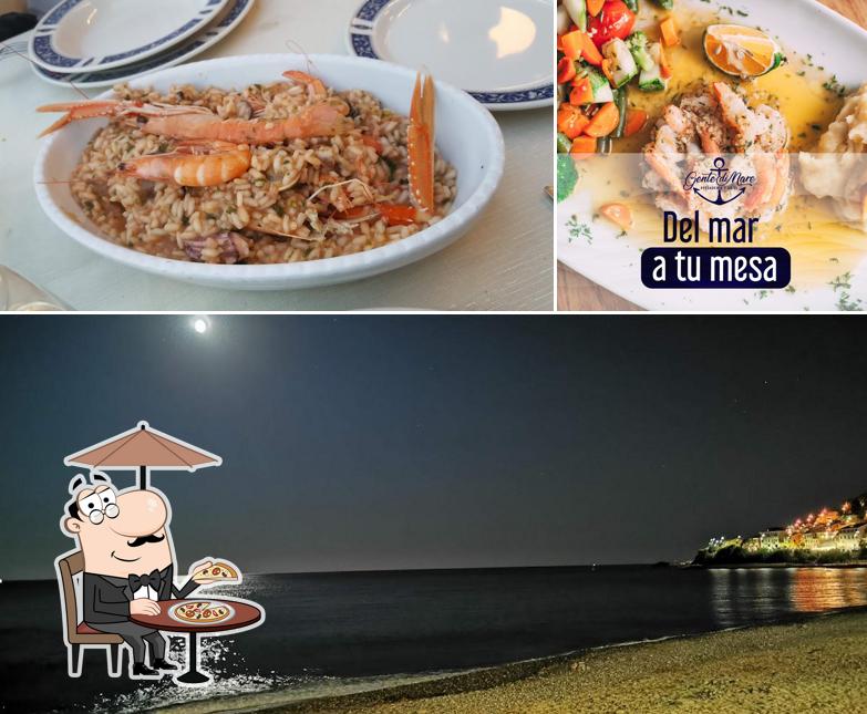 La foto della esterno e cibo di Gente di Mare