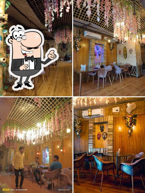 The interior of KHUSI'S RESTAURANT Barpali
