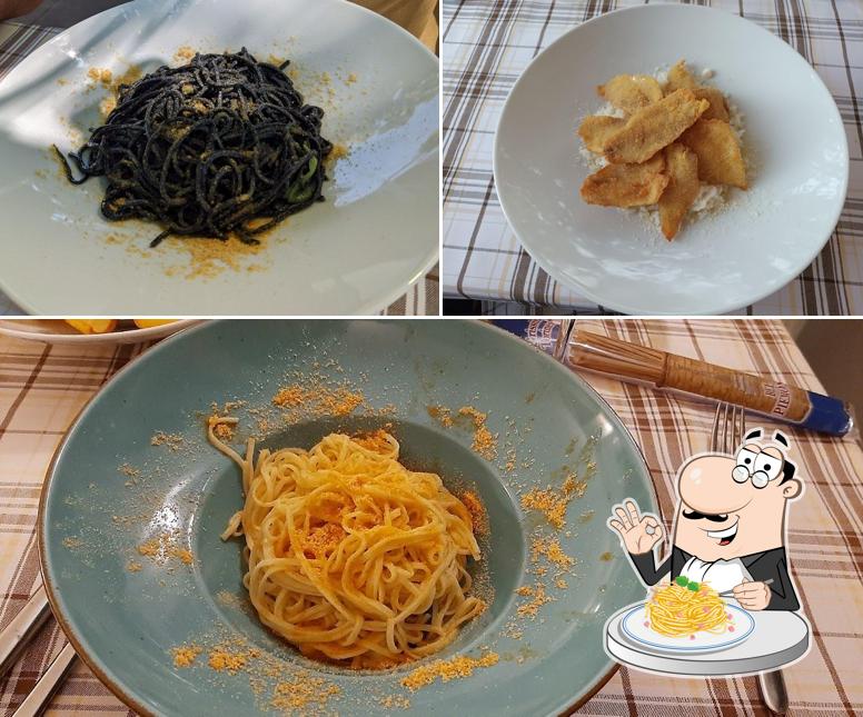 Spaghetti alla carbonara al Trattoria Maran