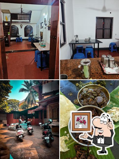 The interior of Kovilakam mess house