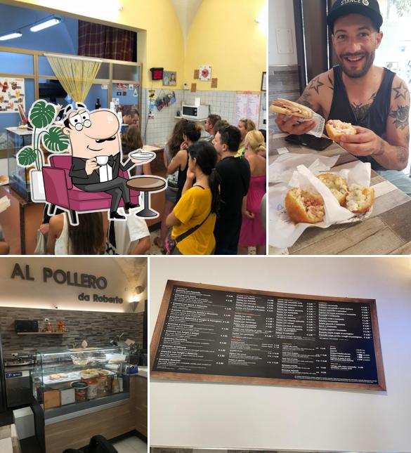 Gli interni di Pollero da Roberto