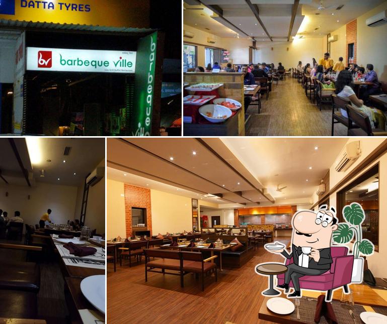 The interior of Barbeque Ville