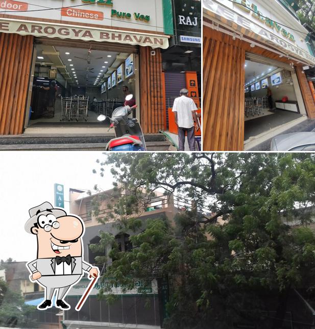 The exterior of HOTEL SREE AROGYA BHAVAN