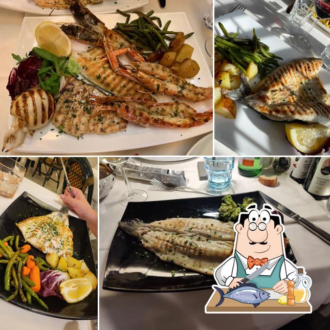 Salmone grigliato al Trattoria Nonna Dina Salmone grigliato al Trattoria Nonna Dina