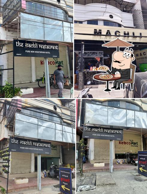 The exterior of Machli Restaurant