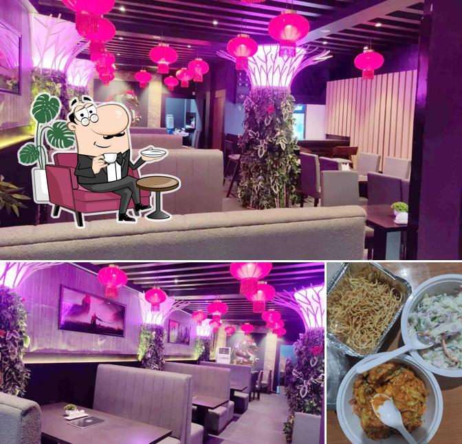 The interior of Dasuan Restaurant