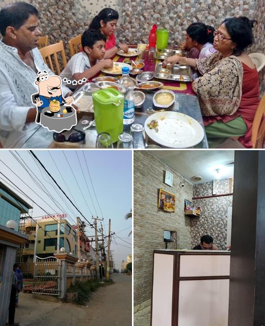 The photo of food and exterior at Gandharaj Restaurant