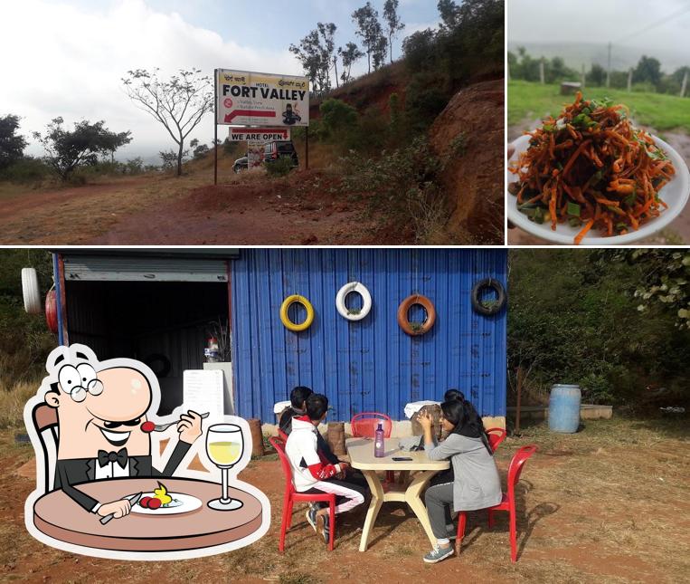 Food at Hotel Fort Valley (Yellur Fort)