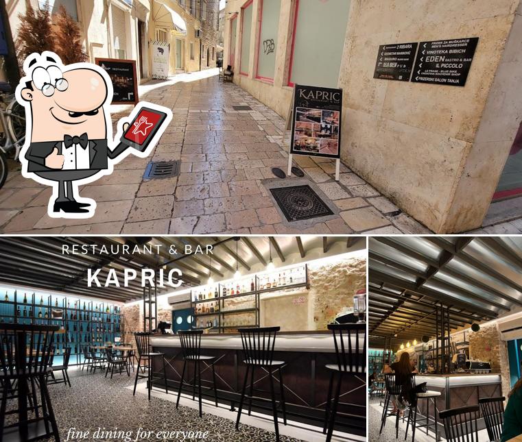 Gli esterni di Kapric restaurant & bar