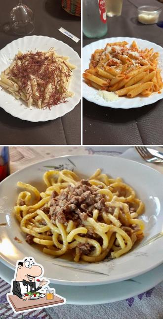 Cibo al Trattoria Bar Vecchio Astico