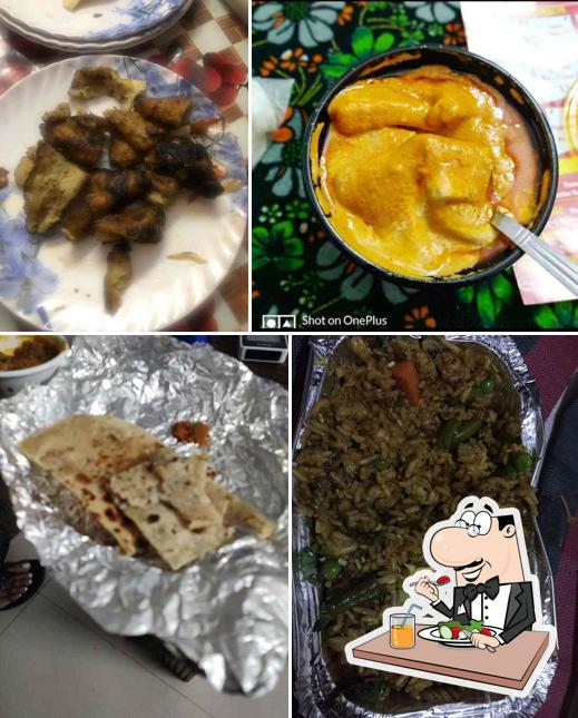 Food at Desi dhaba