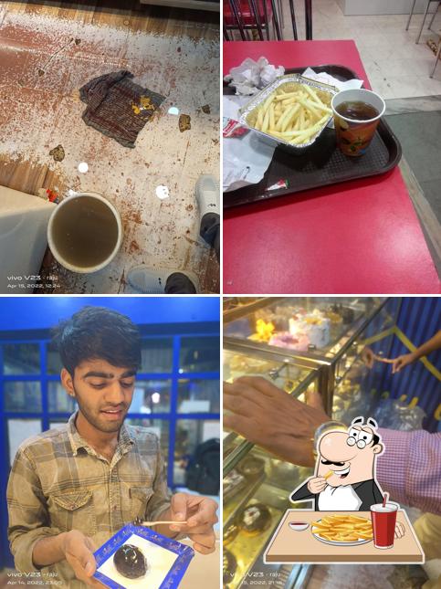 French fries at Bombay burger's lodha