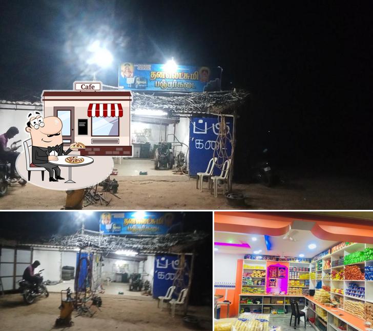 The restaurant's exterior and interior