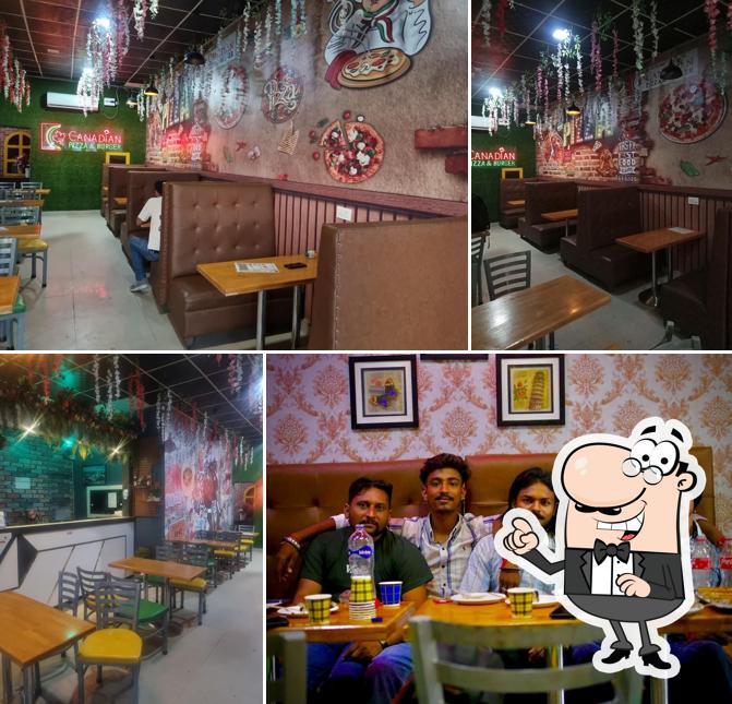 The interior of The Canadian Pizza