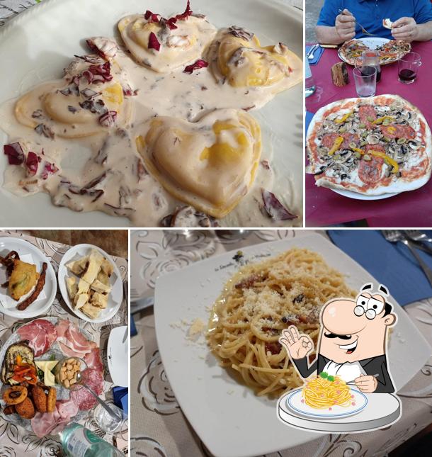 Spaghetti alla carbonara al La Locanda del Principe