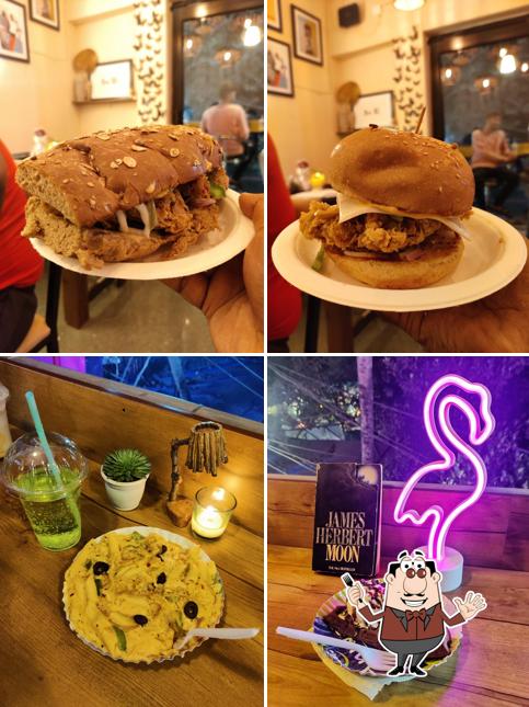 Pulled pork sandwich at Maha Belly cafe