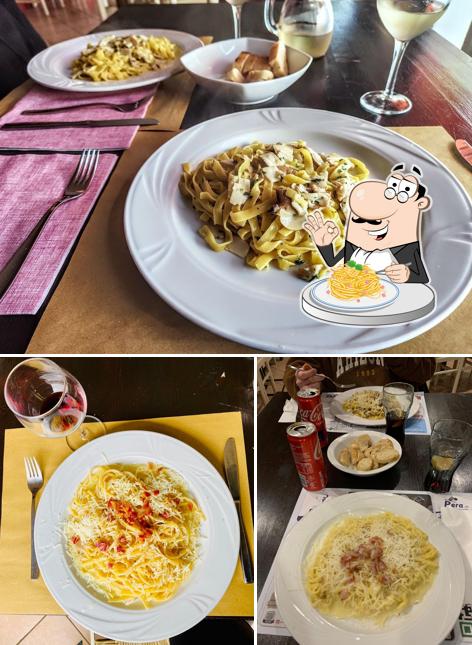 Spaghetti alla carbonara al Ristorante Dal Dino