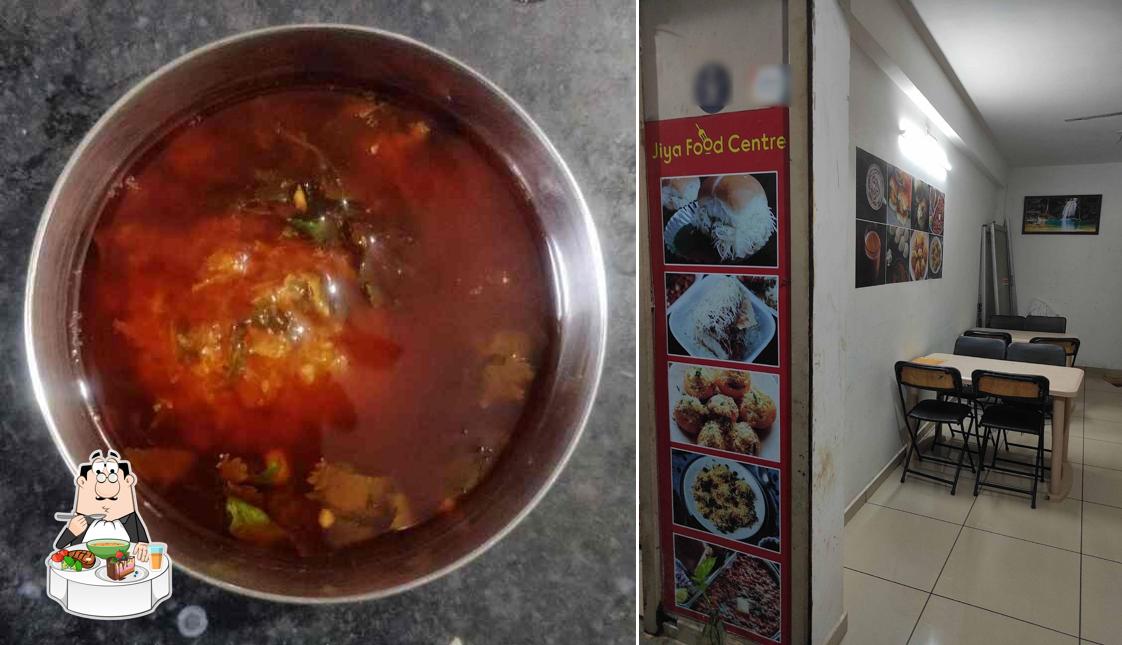 Hot and sour soup at Jiya Food Center