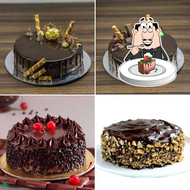 Chocolate cake at Big Treat Cafe, Cakes Coffee and More