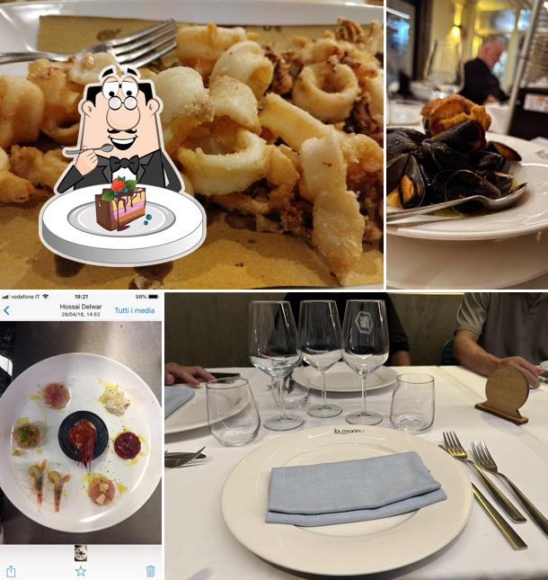 Torta al cioccolato al La Marina Ristorante