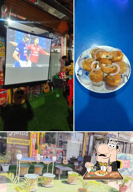 This is the photo showing food and interior at Tandoori junction
