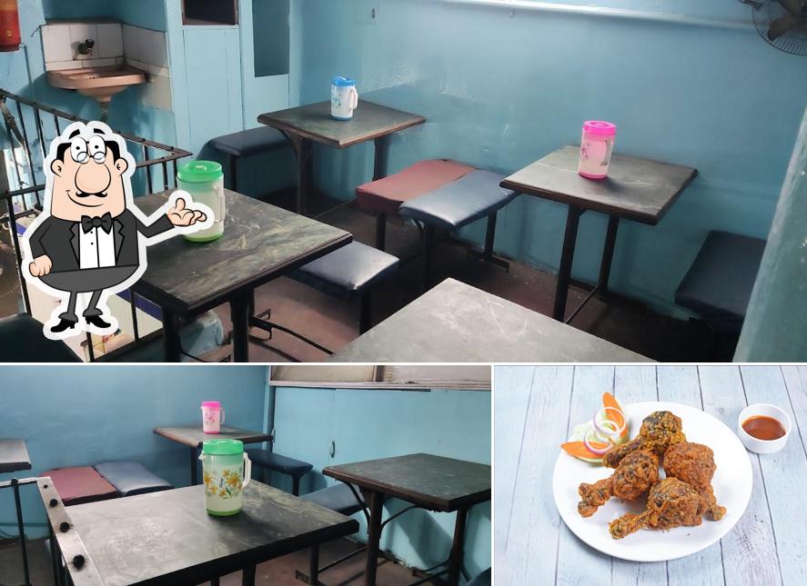 This is the image displaying interior and beverage at Uttara Snacks Bar