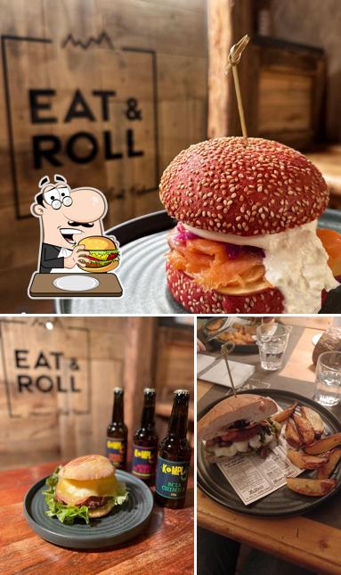 Ordina un hamburger a Eat&Roll Street Food