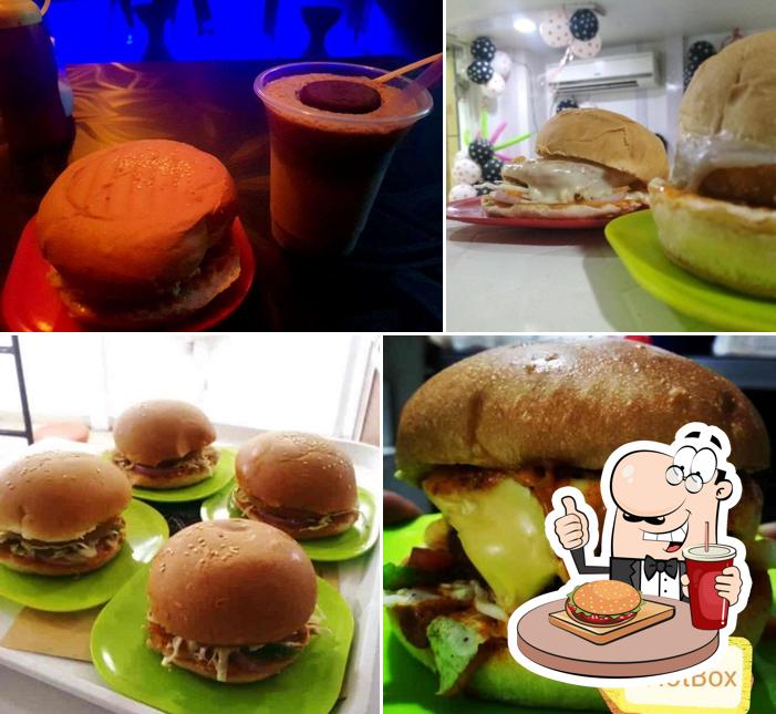 Try out a burger at Hotbox Cafe & Dine-In