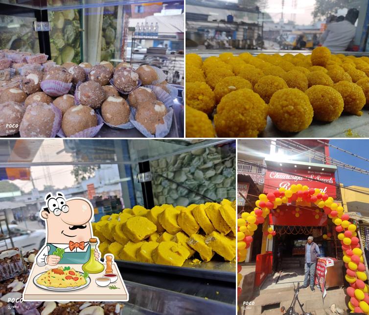 This is the photo depicting food and exterior at Chaurasiya's Sweet Shop & Restaurant