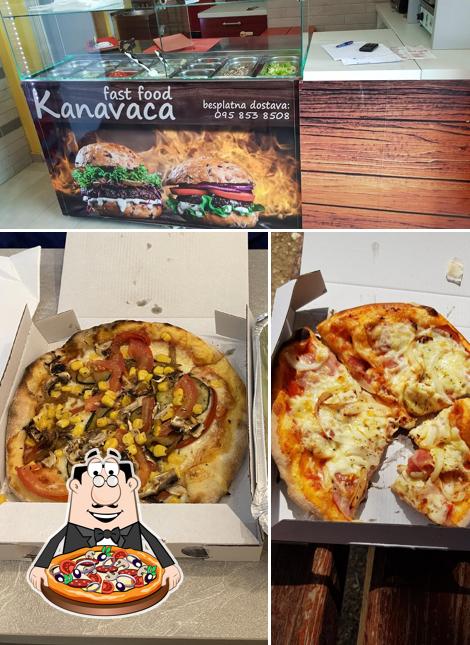 Scegli tra le molte varianti di pizza