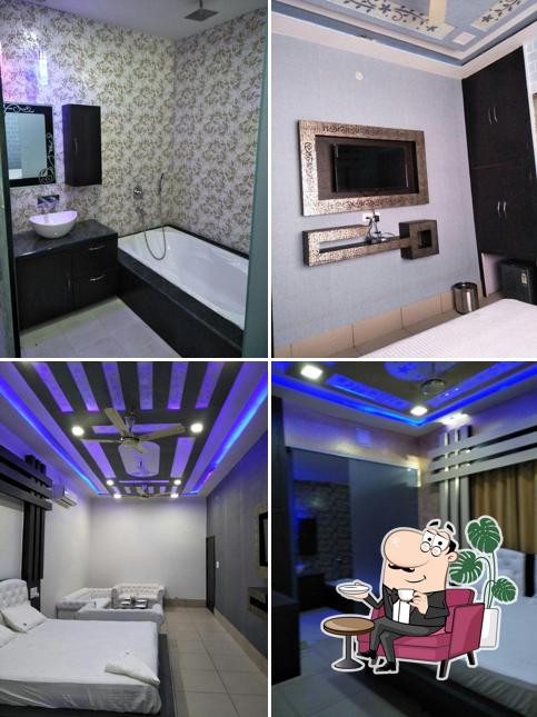 The interior of Harsh Hotel and Restaurant Kaithal