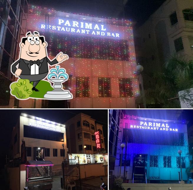 The exterior of Parimal Restaurant and Bar