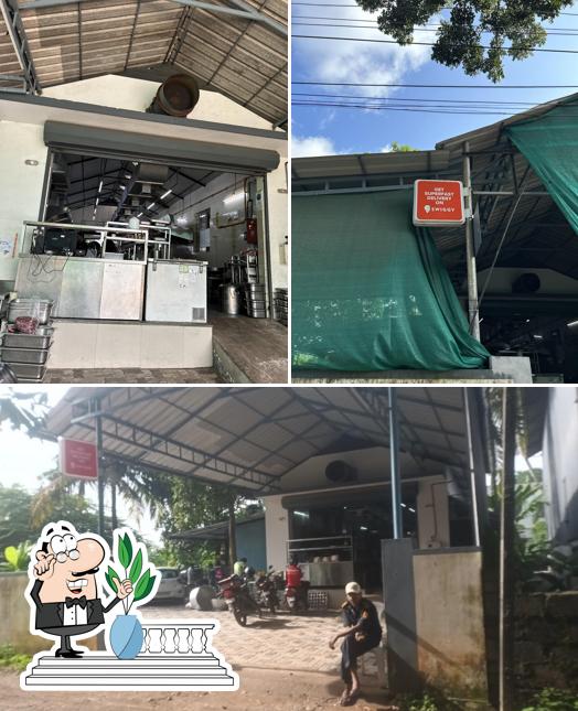 This is the photo showing exterior and interior at Gokul Oottupura Central Kitchen Kochi