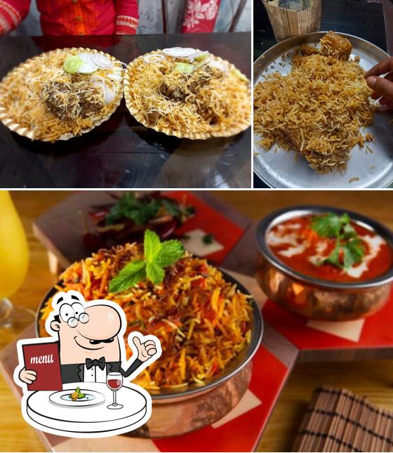 Food at Indian Royal Biriyani restaurant