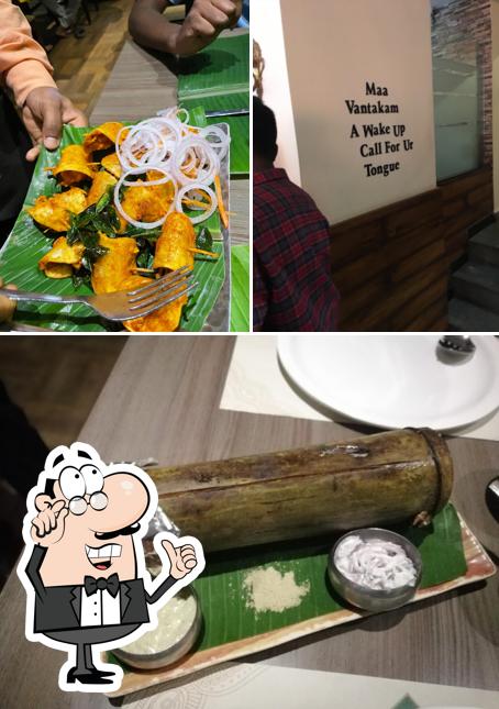 The image of interior and beverage at VIVAHA Bhojanambu