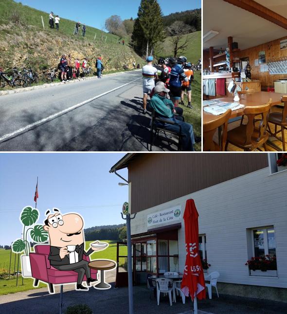 Gli interni di Restaurant du Haut-de-la-Côte, Monique Jean-Mairet