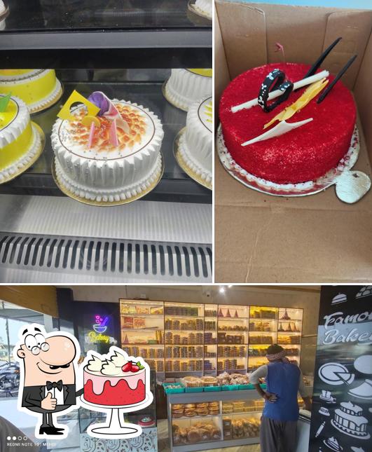 Red velvet cake at Famous Bakery