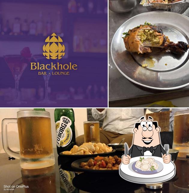 Dumplings at Black Hole Bar & Lounge