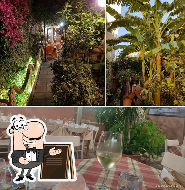 Tra le diverse cose da Sans souci si possono trovare la esterno e cibo