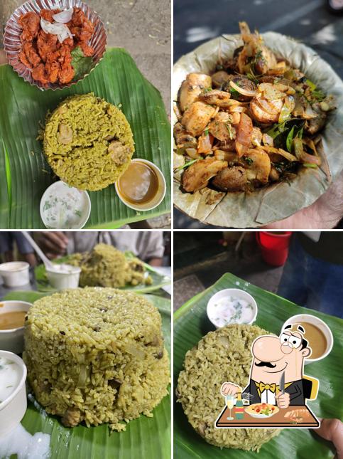 Meals at Sri Manjunatha Mushroom Dum Biryani