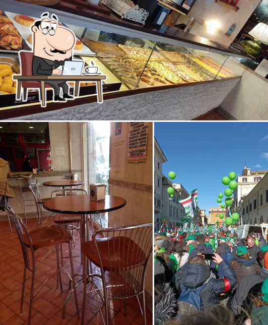 Pizza degli Apostoli si caratterizza per la interni e cibo