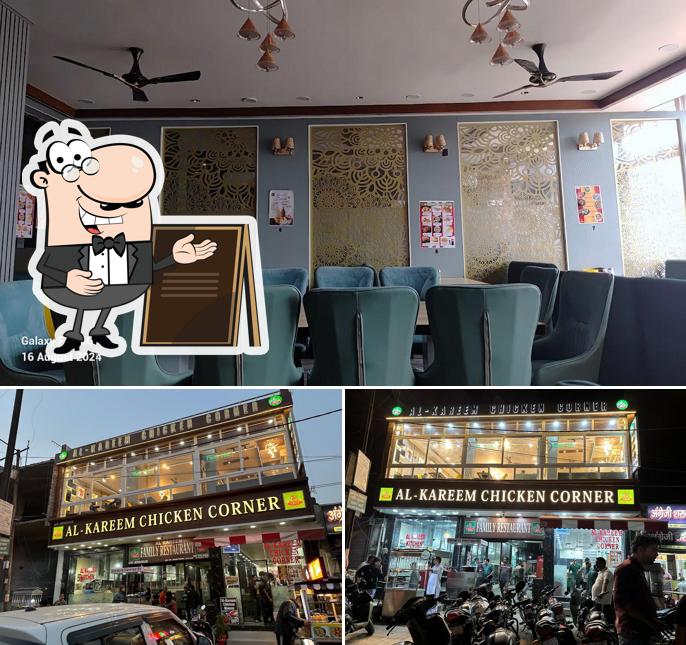 The image of exterior and interior at Al-kareem chicken corner