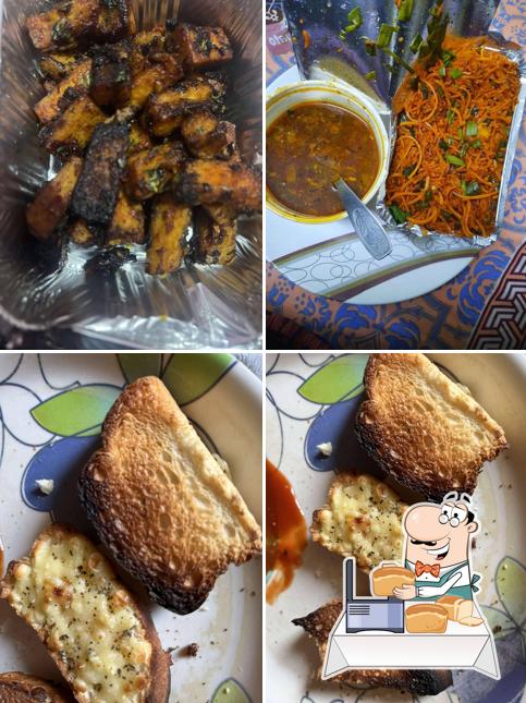 Garlic bread at Baithack Badlapur