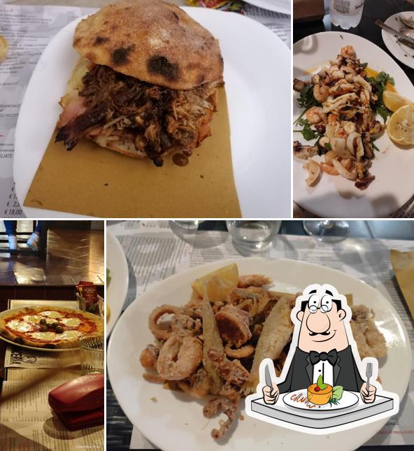 Panino con maiale stirato al Braceria