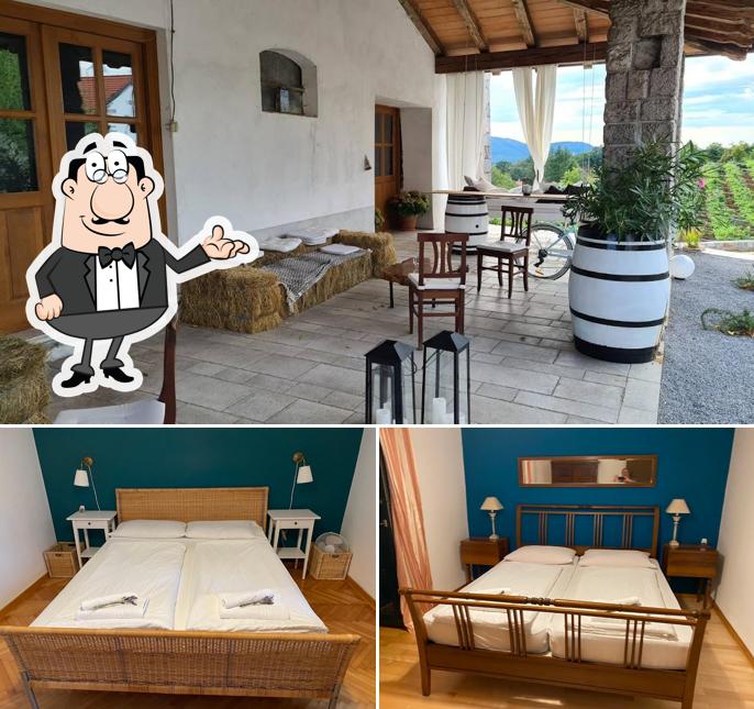 Gli interni di Skerlj Wine Estate