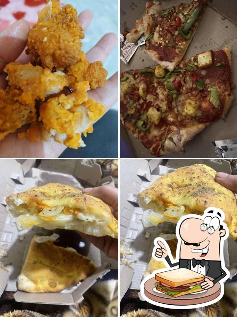 Grilled cheese sandwich at Domino's Pizza