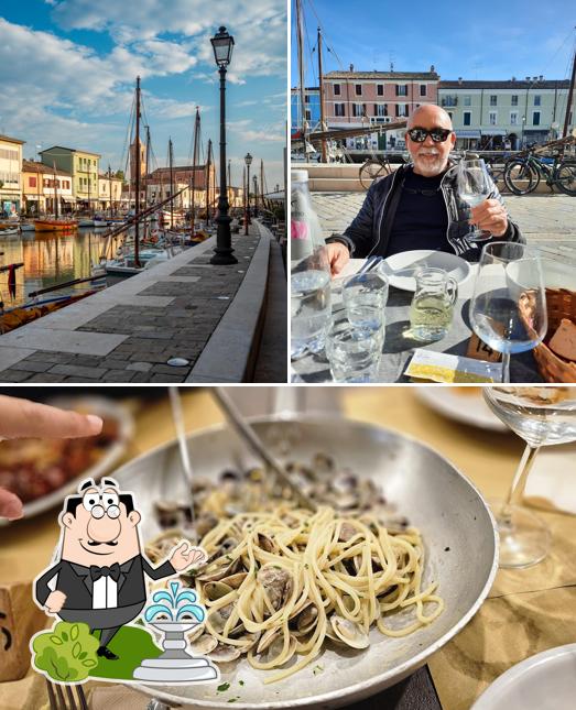 Tra le diverse cose da Cucinadimare si possono trovare la esterno e cibo