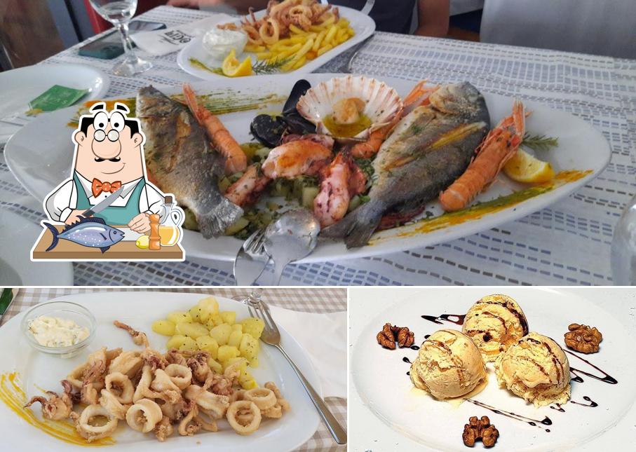 Salmone grigliato al Restoran Lido Marina Umag